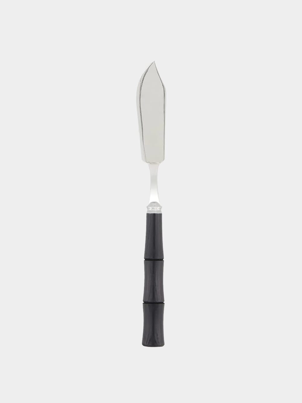 Byblos Bamboo Black Fish Knife