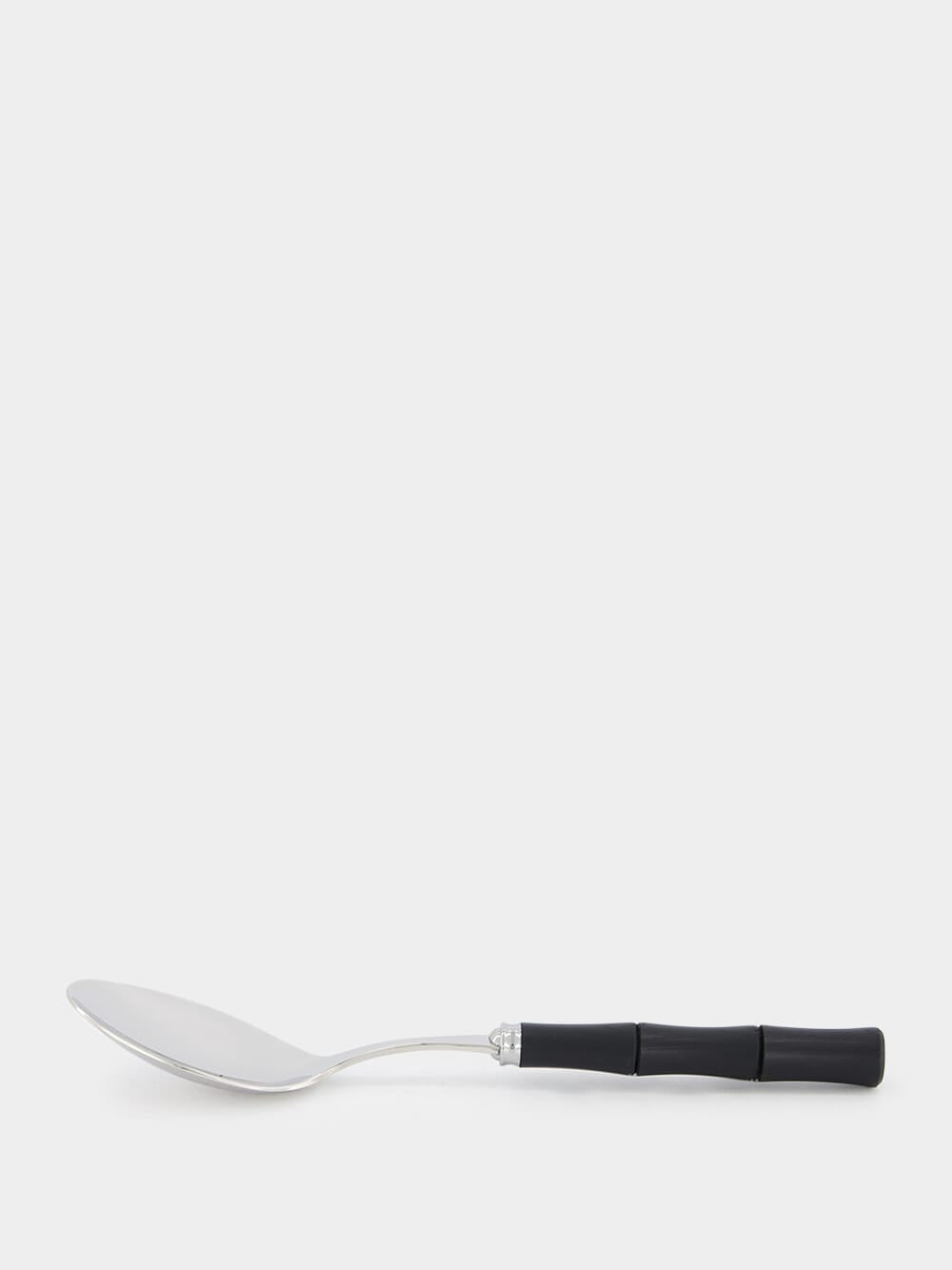 Byblos Bamboo Black Serving Spoon