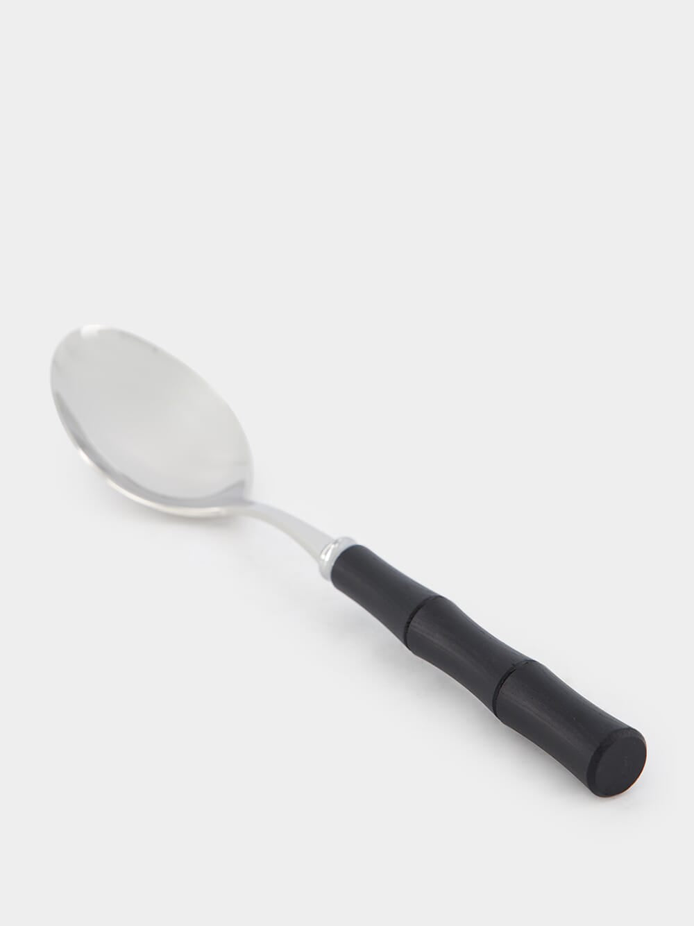 Byblos Bamboo Black Serving Spoon