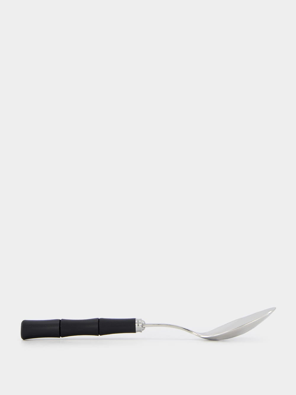 Byblos Bamboo Black Serving Spoon