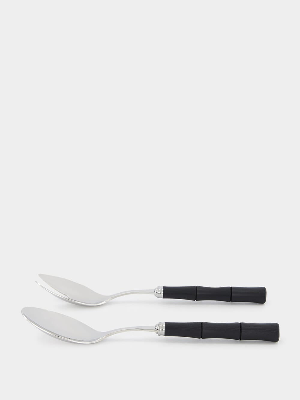 Byblos Bamboo Black Salad Serving Set