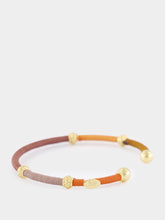 Gas Bijoux Brown and Rust Zanzifull Thread Bracelet