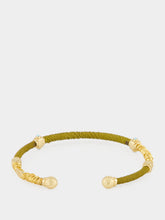 Gas Bijoux Khaki Zizanie Gold-Plated Cuff Bracelet