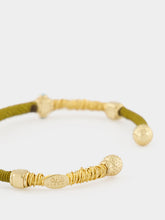 Gas Bijoux Khaki Zizanie Gold-Plated Cuff Bracelet