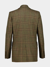 Blazé Milano Green Checked Olmida Everyday Double-Breasted Blazer