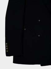 Blazé Milano Black Double-Breasted Wool Blazer