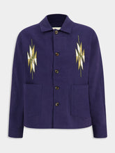 Baziszt Navy Blue Pita Cotton Jacket
