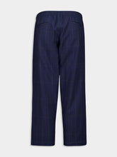 Baziszt Navy Blue Anthem Cotton Pants