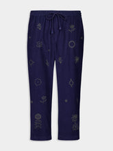 Baziszt Navy Blue Serenade Corduroy Pants