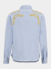 Baziszt Lavender Blue Cotton Hemp Reverie Shirt