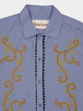 Baziszt Lavender Blue Cotton Hemp Reverie Shirt
