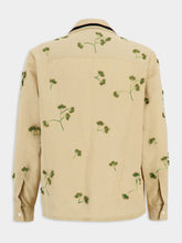 Baziszt Beige Cotton Hemp Rust Shirt