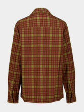 Baziszt Khaki and Burgundy Pilot Shirt