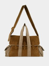 Baziszt Brown Maber Suede Tote Bag