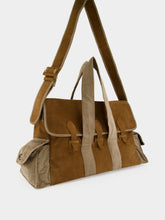 Baziszt Brown Maber Suede Tote Bag