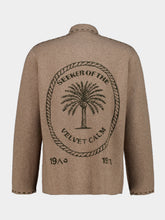 Baziszt Taupe Seeker Cashmere Buttoned Cardigan