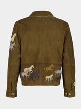 Baziszt Khaki Valero Suede Horse Jacket