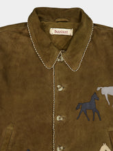 Baziszt Khaki Valero Suede Horse Jacket