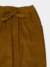 Baziszt Brown Lace Trim Cotton Trousers