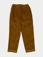 Baziszt Brown Lace Trim Cotton Trousers