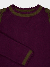 Baziszt Burgundy Puno Knit Jumper