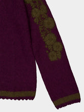 Baziszt Burgundy Puno Knit Jumper