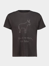 Baziszt Anthracite Donkey Cotton T-Shirt
