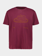 Baziszt Burgundy Cake Cotton T-Shirt