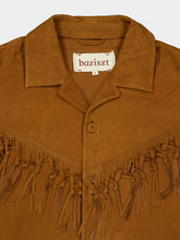 Baziszt Brown Suede Vestige Fringe Jacket