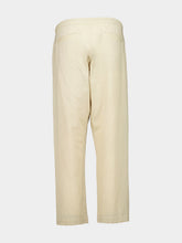 Baziszt Beige Sferic Embroidered Relaxed Pants