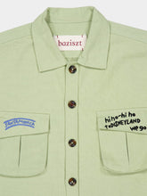 Baziszt Mint Green Pasadena Jacket
