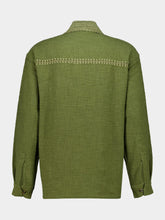 Baziszt Khaki Green Safia Cotton Sweater