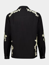 Baziszt Black Taja Embroidered Shirt