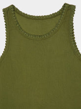 Baziszt Khaki Croquet Tank Top