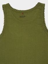 Baziszt Khaki Croquet Tank Top