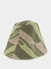 Marrakshi Life Green Tamegroute Stripe Bucket Hat