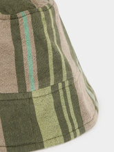 Marrakshi Life Green Tamegroute Stripe Bucket Hat