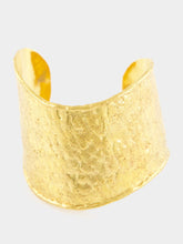 Sylvia Toledano Gold Flow Textured Cuff Bracelet