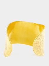 Sylvia Toledano Gold Flow Textured Cuff Bracelet