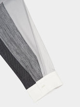 Marrakshi Life Nero Collar Oversized Long-Sleeved Stripe 5 Cotton Shirt