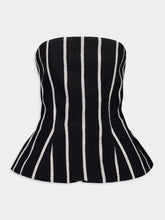 Marrakshi Life Black Bandeau Corset Stripe 114