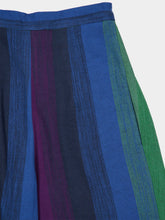 Marrakshi Life High-Waist Pleated Trousers Stripe 69 Cotton