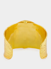 Sylvia Toledano Gold Pink Quartz Statement Cuff