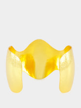 Sylvia Toledano Gold BatWoman Cuff with Malachite