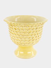 Yellow Scales Footed Vase | PDP - Fashion Clinic