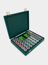 Hector Saxe Paris Avocado Grained Poker Set 440 Chips