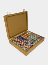 Hector Saxe Paris Cognac Grained Leather Poker Set 440 Chips