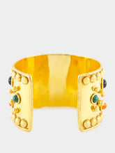 Sylvia Toledano Gold Wonder Byzance Multi Stone Cuff Bracelet