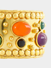 Sylvia Toledano Gold Wonder Byzance Multi Stone Cuff Bracelet