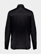 Tom Ford Black Silk Charmeuse Shirt